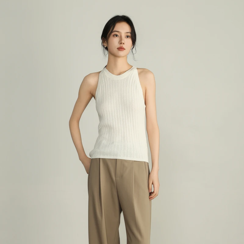 【夏款上新】AIRIQI都市毛织H型背心AH41BX560