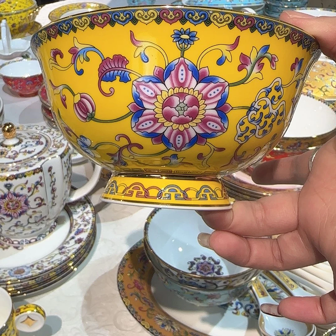 骨瓷骨瓷珐琅彩工艺