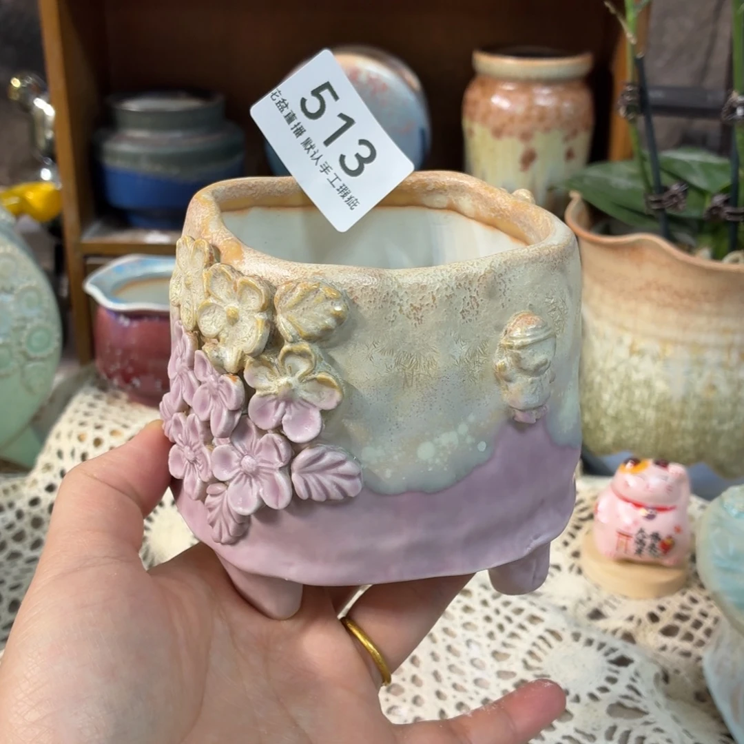 景德镇陶瓷花盆艺术