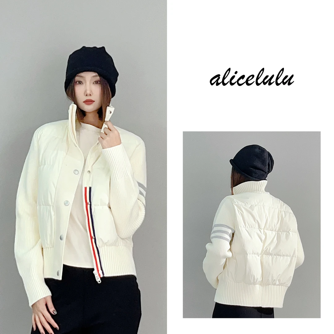 4 ALICE “暖在芯”羽绒服 针织拼接 轻暖鸭绒 S2139840Tr