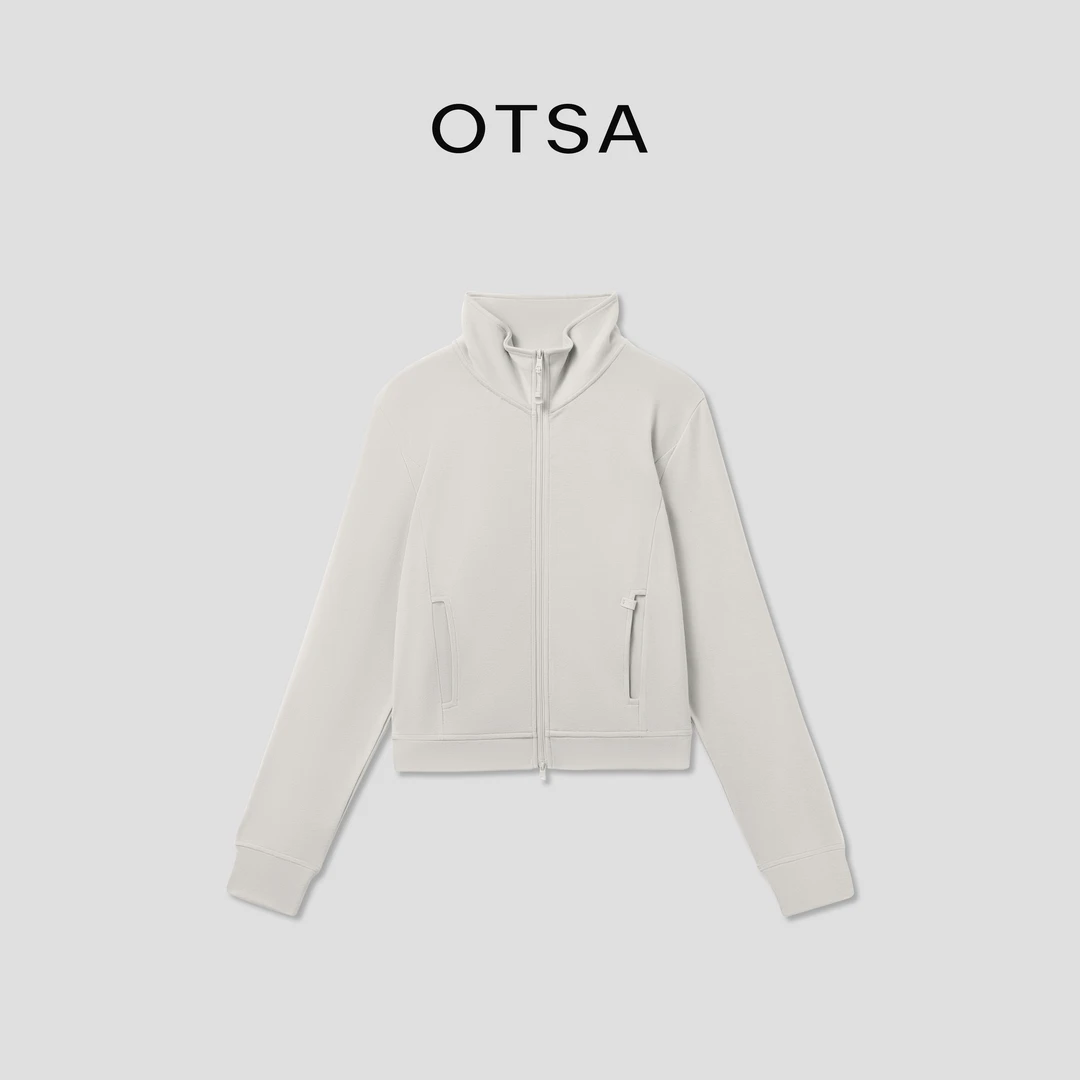 OTSA【36°C冬日暖阳】双面德绒 双拉链+4口袋 立领加厚运动外套139