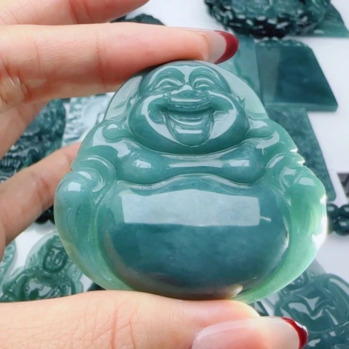 翡翠未镶嵌颈饰多样性发货天然A货翡翠