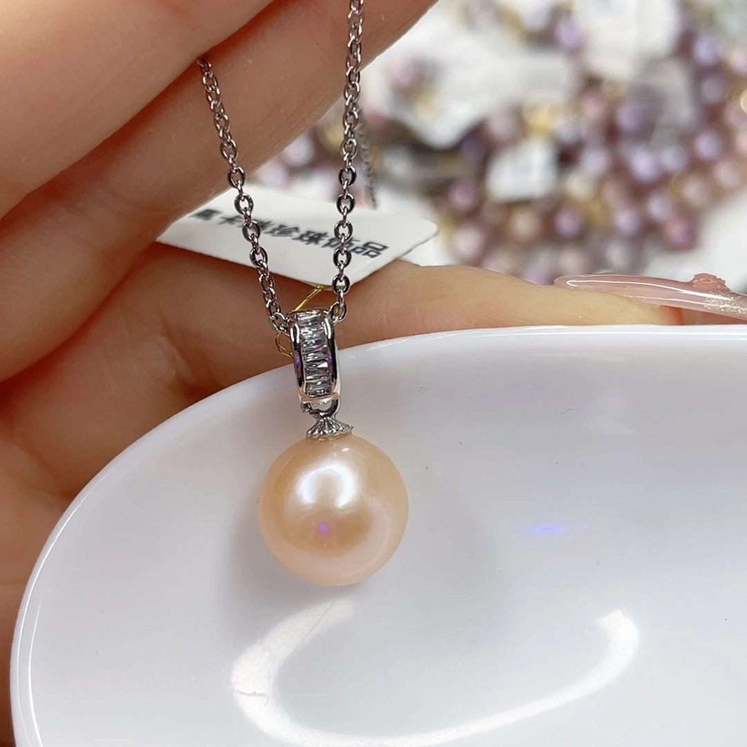 淡水珍珠未镶嵌吊坠(赠链)