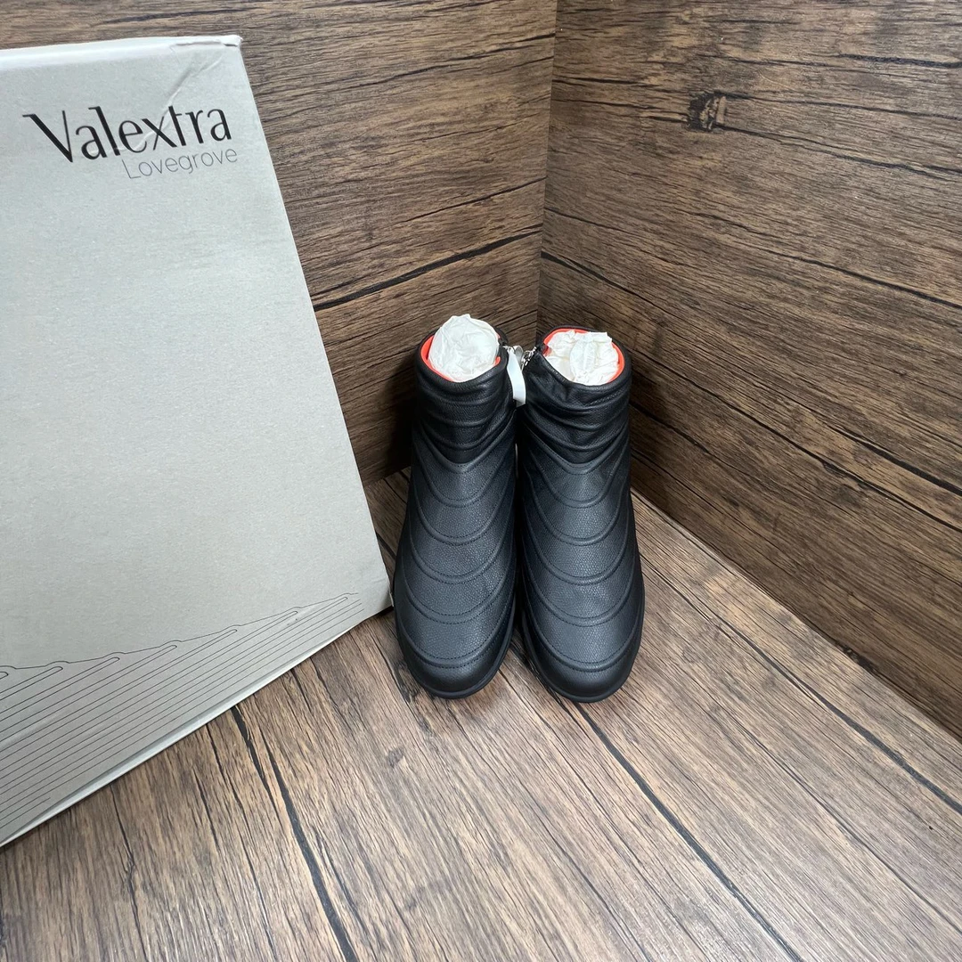 未使用 maje Valextra 黑橙漫步靴 41码 43码/原盒防尘袋