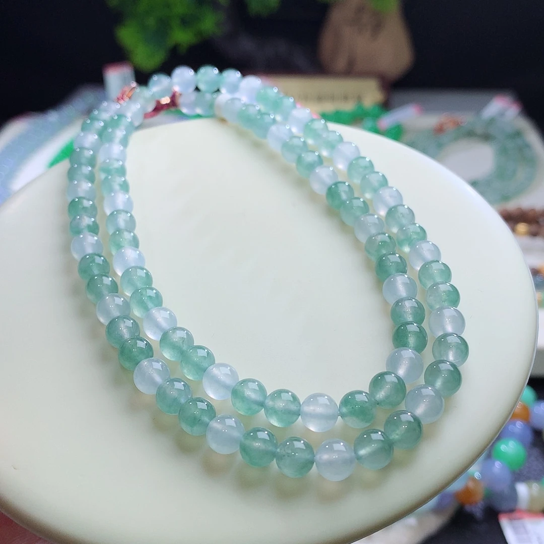 项链未镶嵌翡翠卡6mm