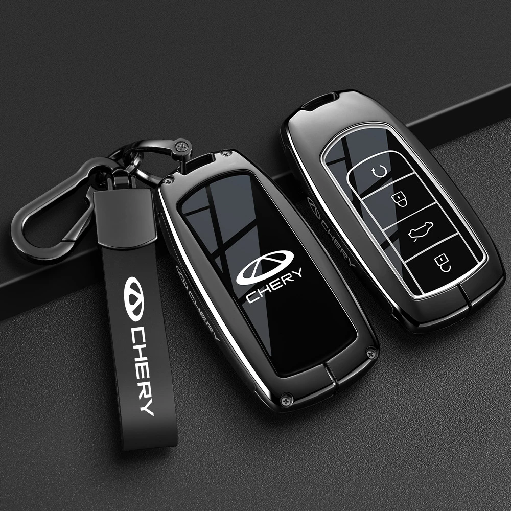 奇瑞pro瑞虎8plus汽车钥匙套7plus鲲鹏版e+艾瑞泽5欧萌达包壳扣男