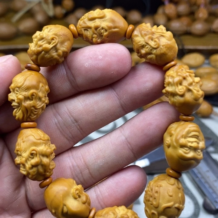 橄榄核手串/手链橄榄核雕工艺手串