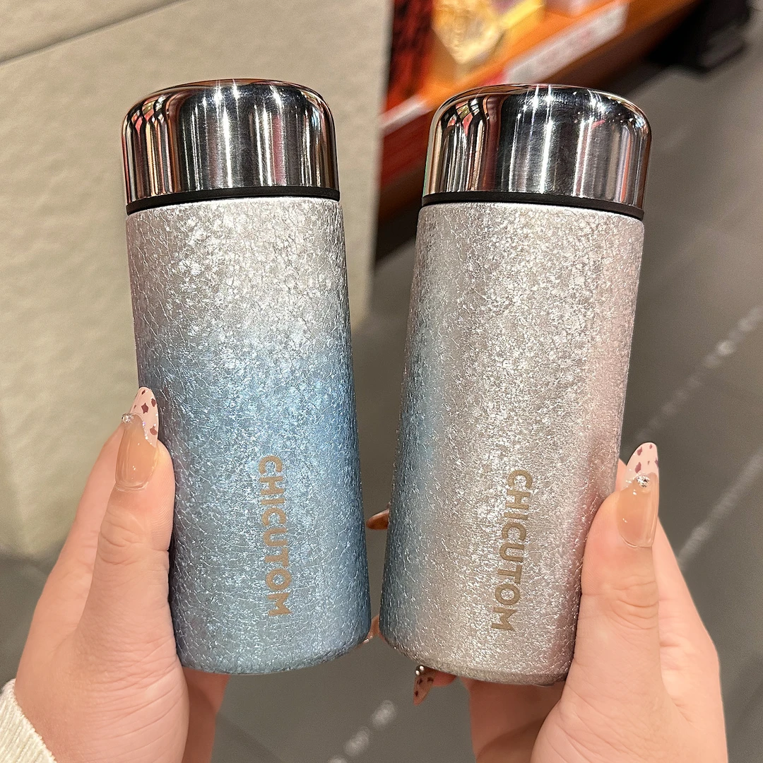 轻奢钛杯迷你保温杯口袋杯女士小巧便携车载外出随手杯送礼物高档