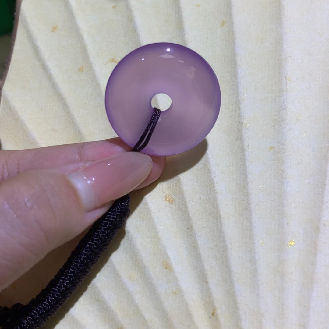 玛瑙/玉髓未镶嵌手镯卡30平安扣带飘花漏