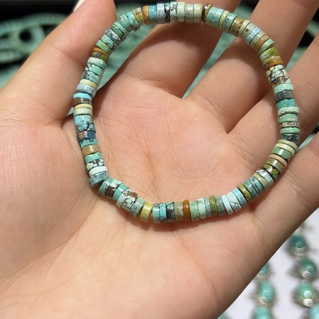绿松石未镶嵌手串卡5.2