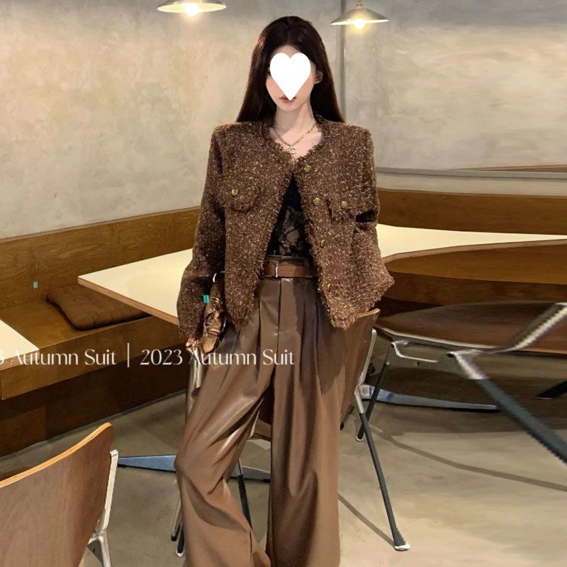 501-550美拉德小香苏外套女气质