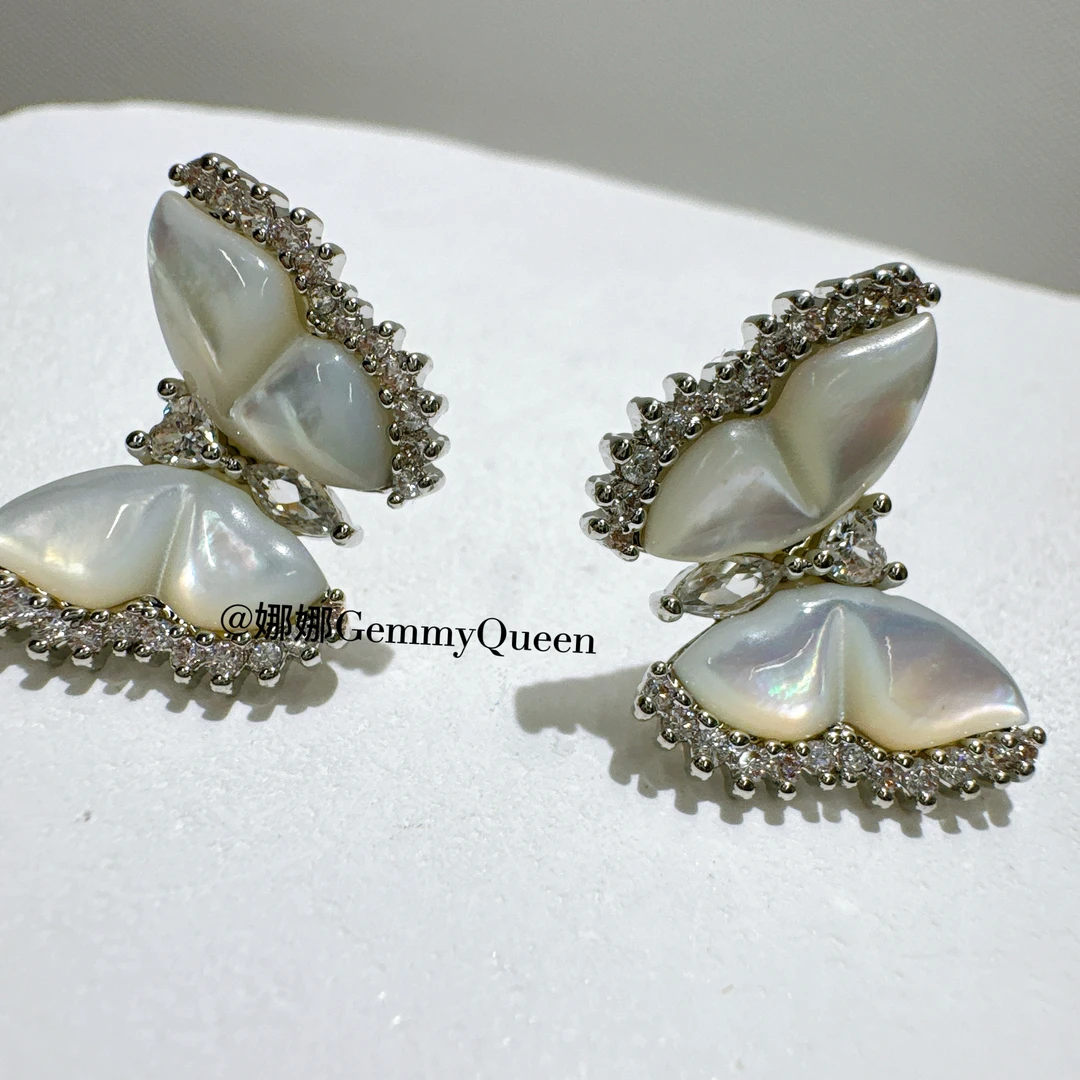 铜合金合成锆石耳饰 娜娜GemmyQueen耳环GQ05881