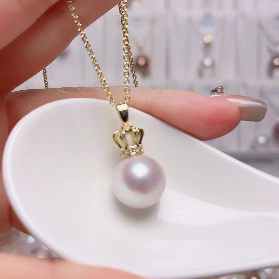 未镶嵌淡水珍珠吊坠(赠链)