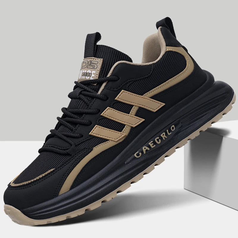 2025春夏季新款运动鞋透气网面舒适百搭男士轻便跑步鞋男鞋休闲鞋
