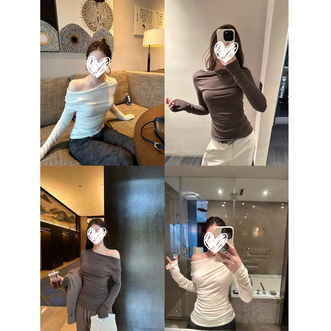 多种穿法可调节领上衣#9359