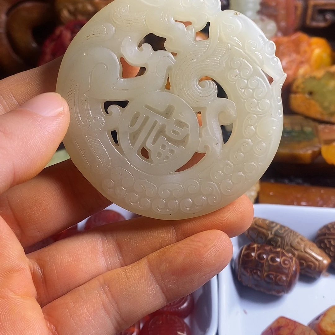 岫岩老玉（透闪石质玉）未镶嵌挂件