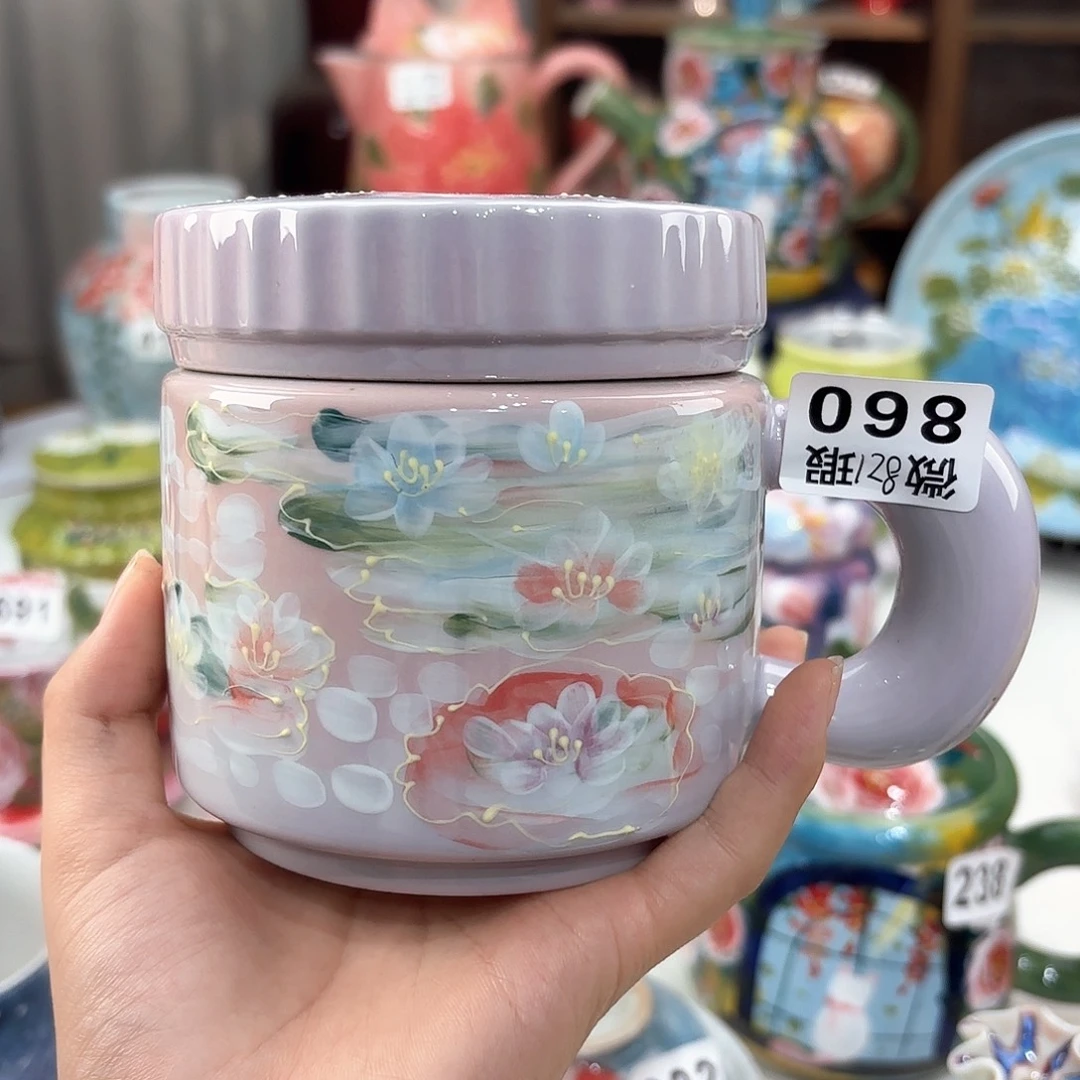 景德镇手绘高温釉下彩陶瓷茶具