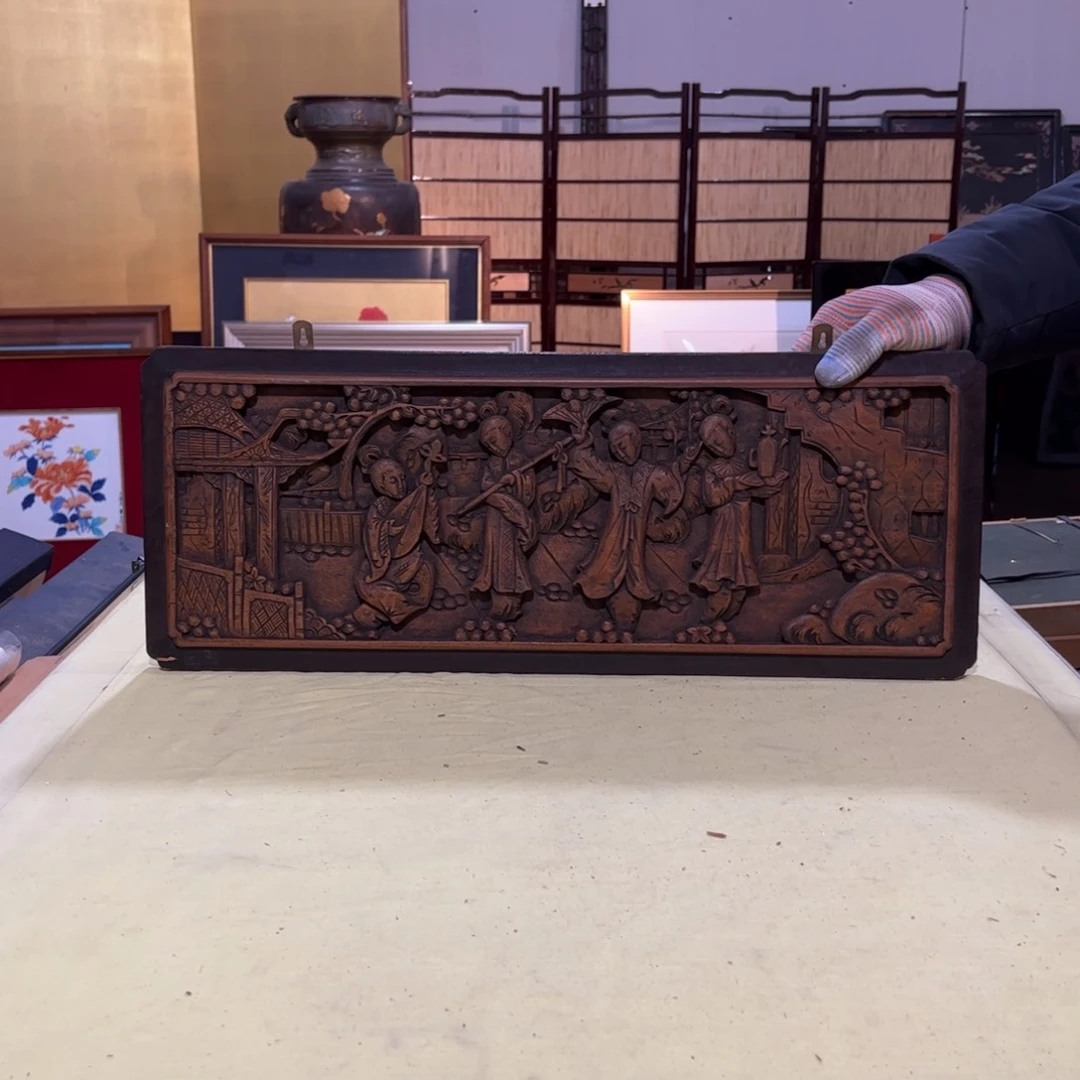 绘画w****e屏风框画茶空间设计