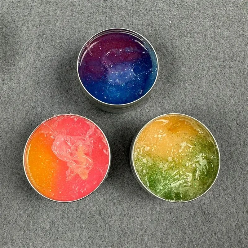 液态玻璃变色炫彩史莱姆非牛顿流体安全无毒减压玩具弹跳泥