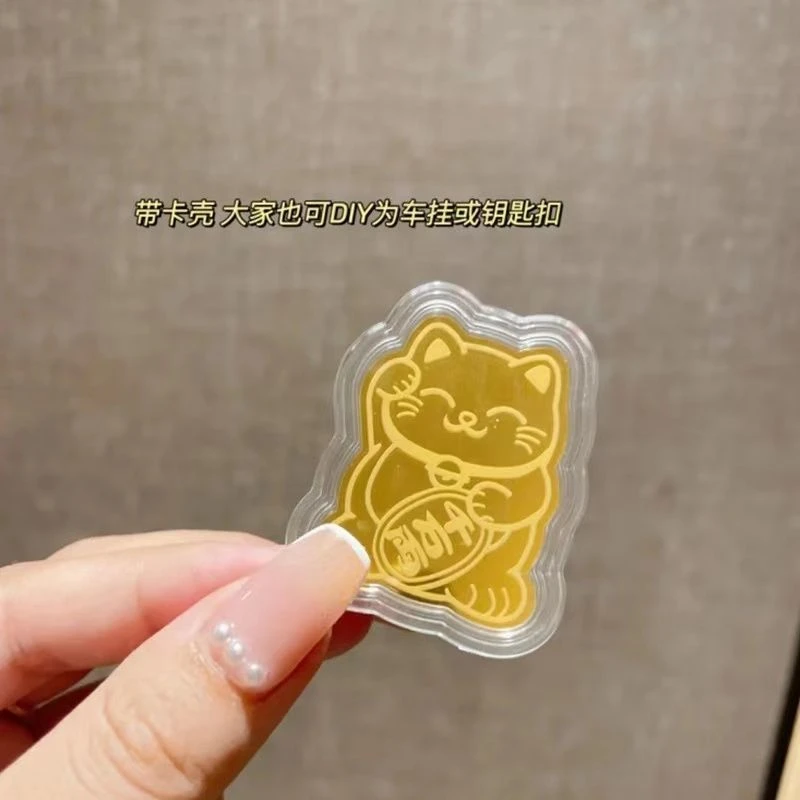 深圳水贝招财猫开运千万两手机贴红包手机壳装饰手机贴纸生日送礼
