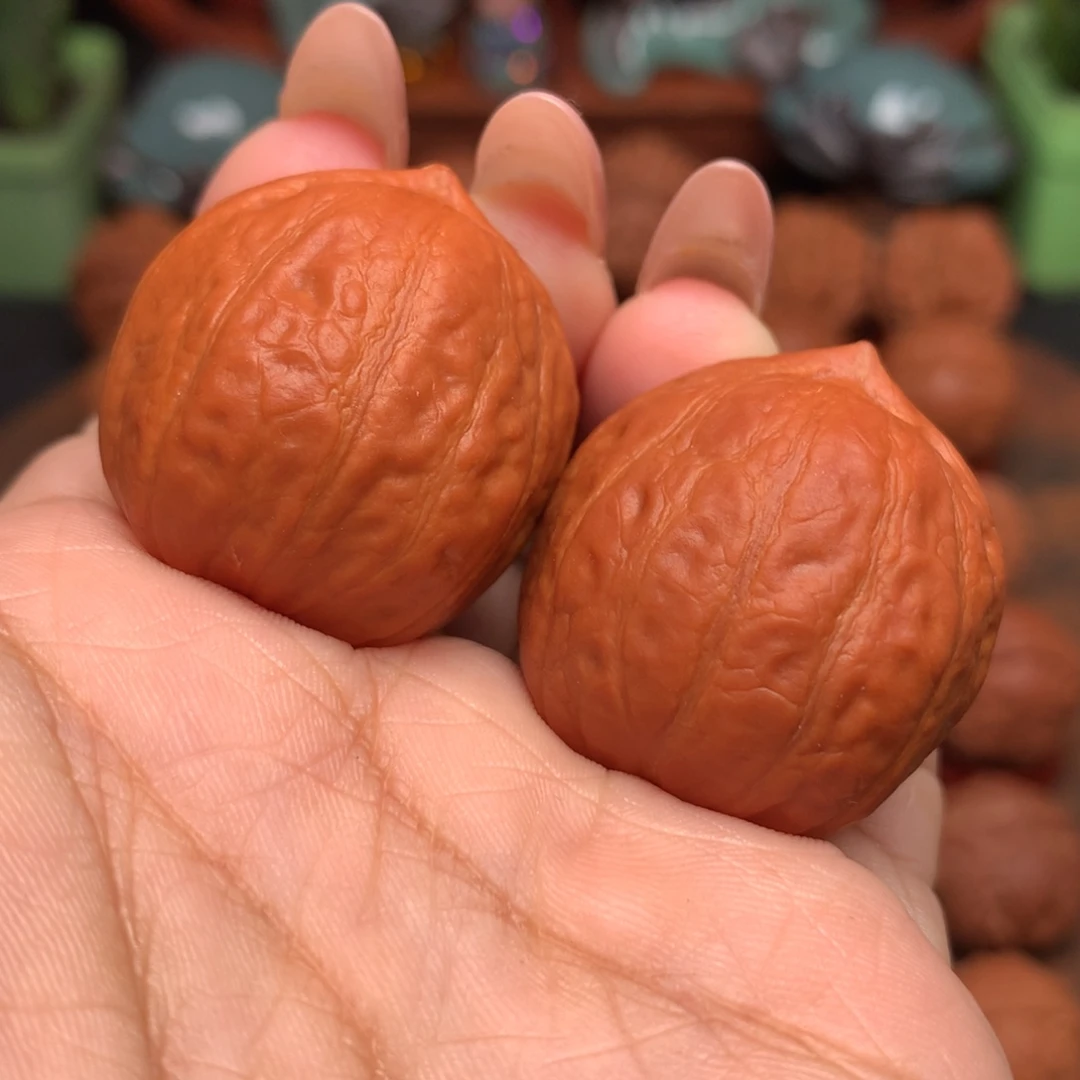 把件文玩核桃铁石