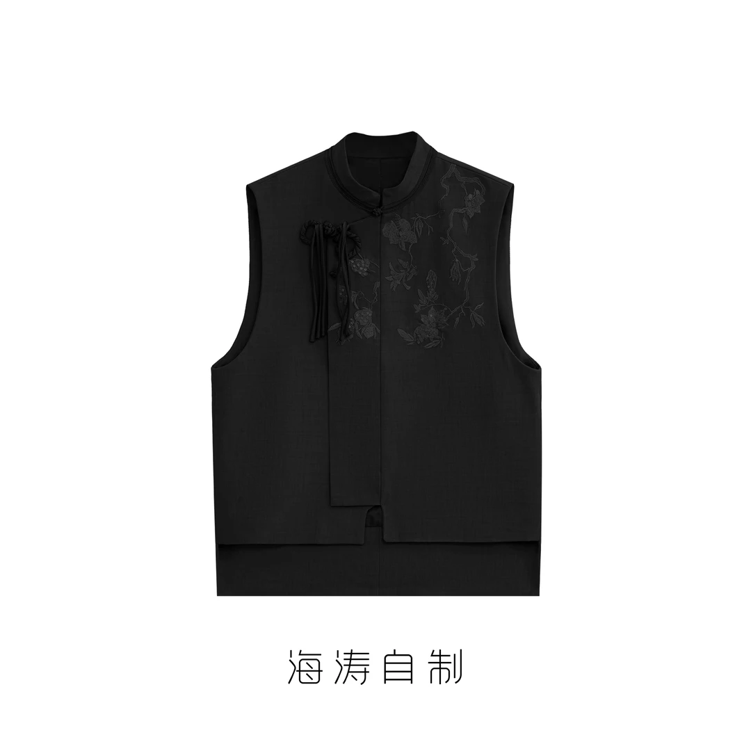 【海涛大叔】新中式复古气质刺绣马甲背心 MJA811