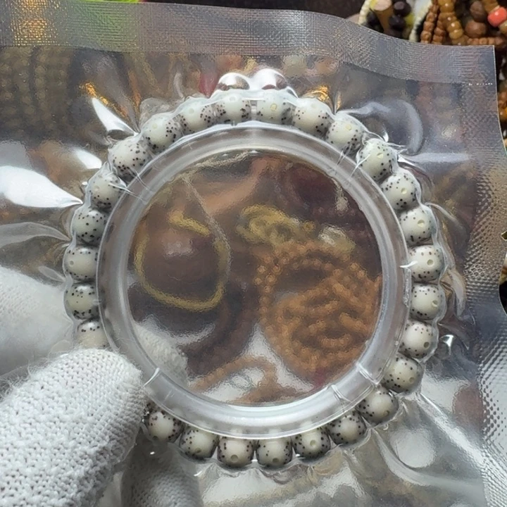 手串星月菩提4号车尺寸8.7石玉单圈