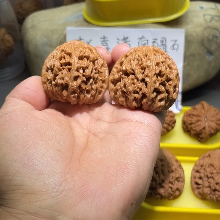 把件文玩核桃13号，43尺全品球疆