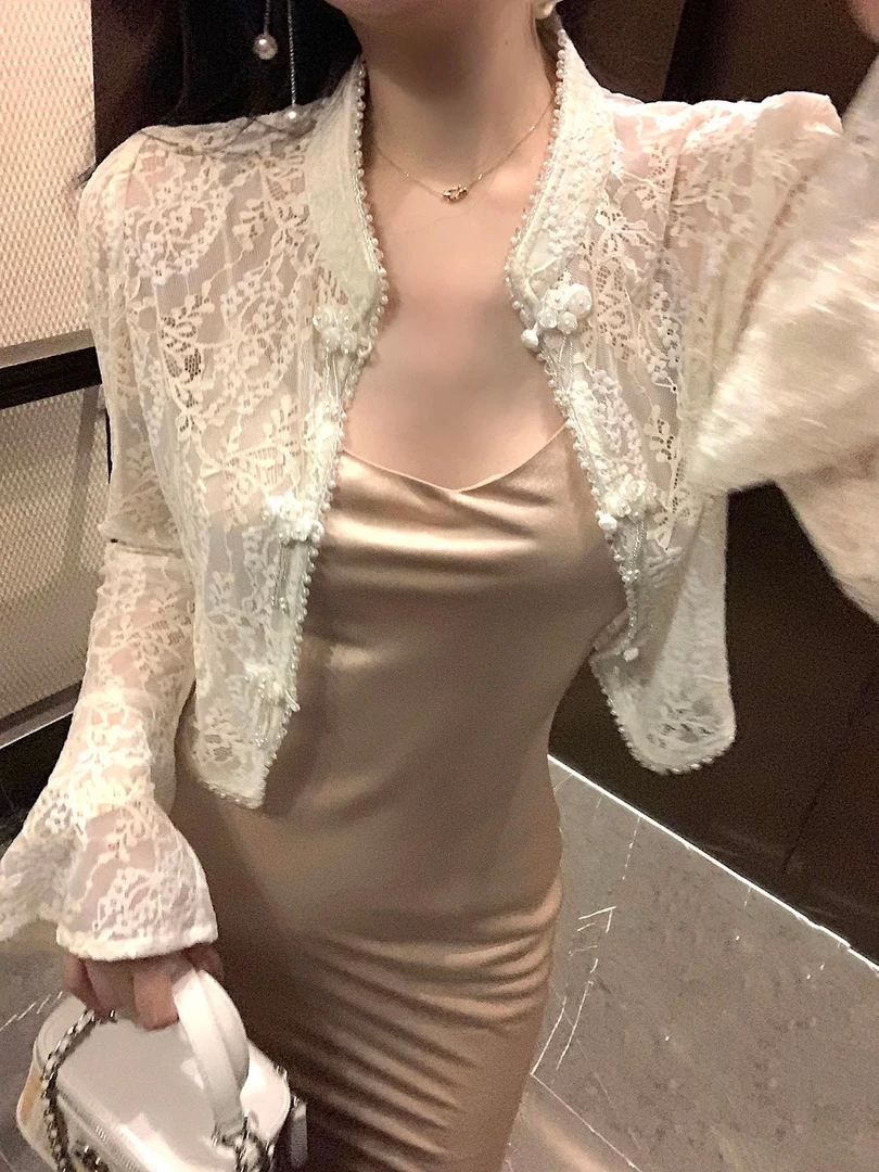 子芸定制【悸动的时光】蕾丝衫预JJC5LSS0422长袖镂空重工设计感