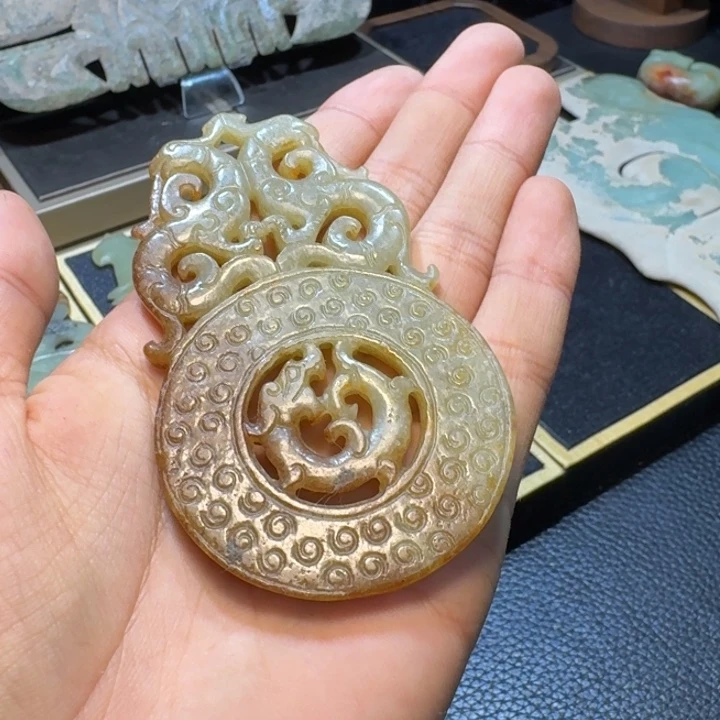 ^***石玉玉摆件碧子器形