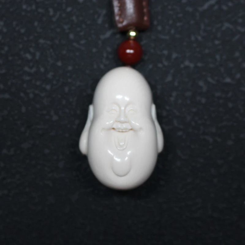 天然猛犸牙重工设计款吊坠MM0014