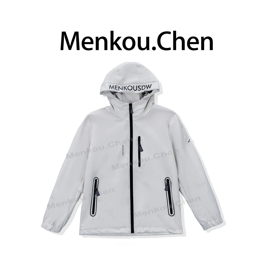 2025情侣春秋季户外防风防雨休闲时尚连帽夹克冲锋外套休闲夹克