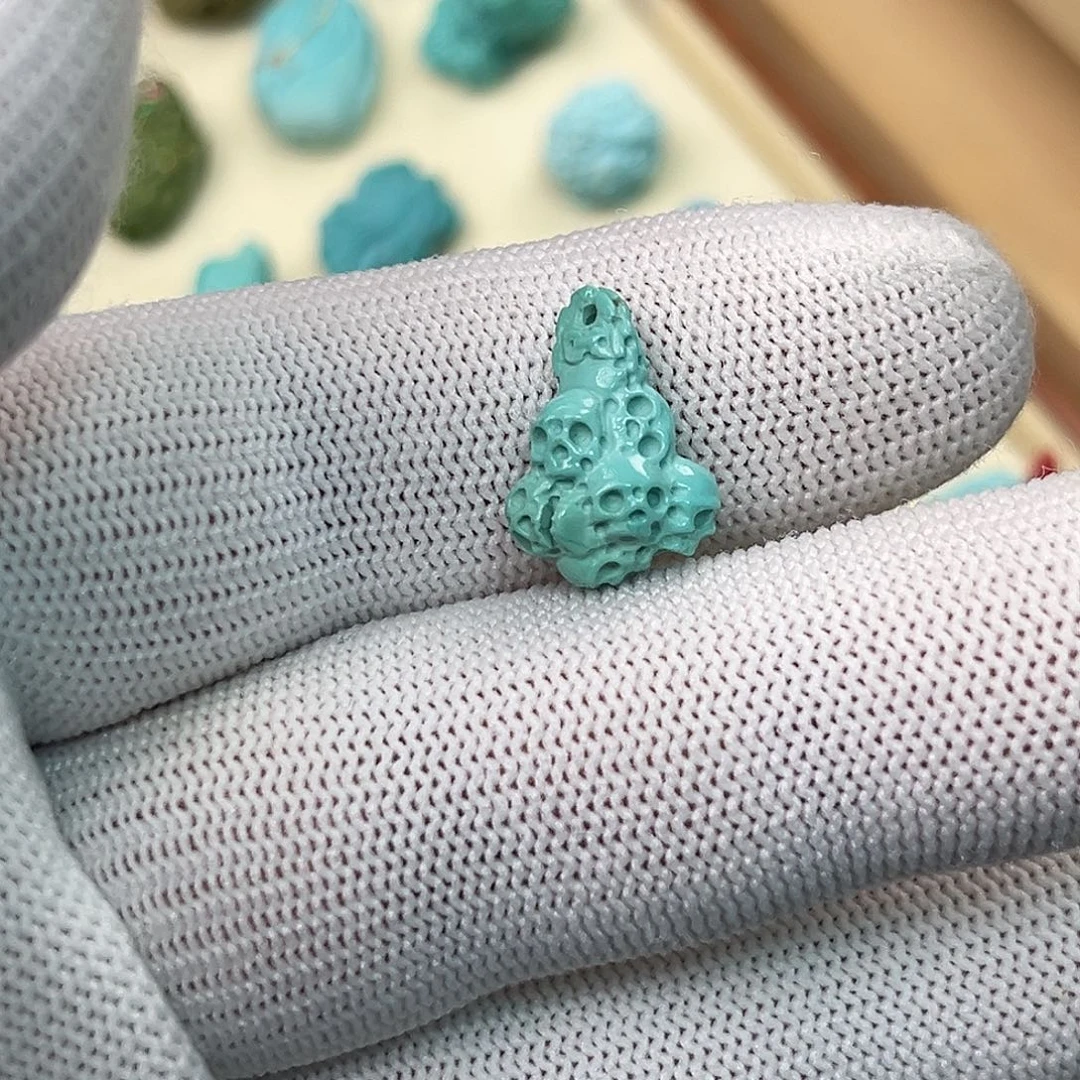 绿松石未镶嵌配饰