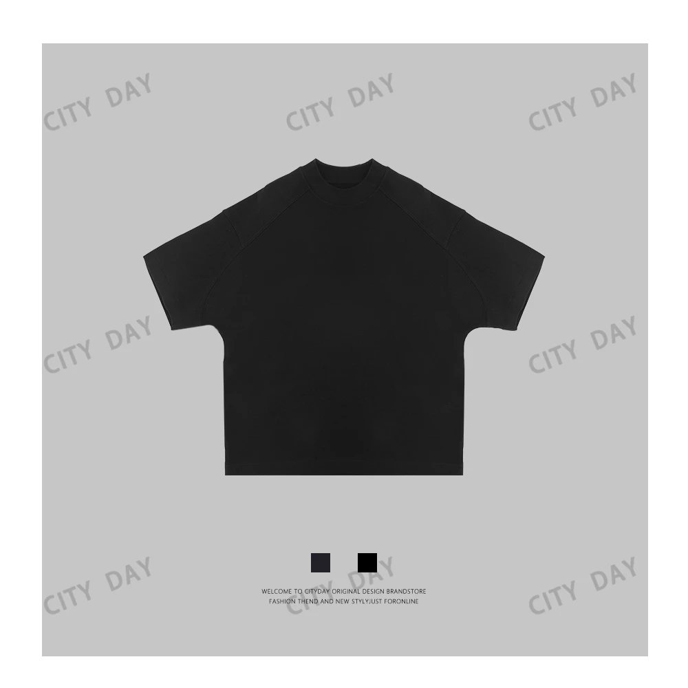 CityDay【楠哥】cleanfit 高定液氨石墨棉 极简短袖T恤 T9106