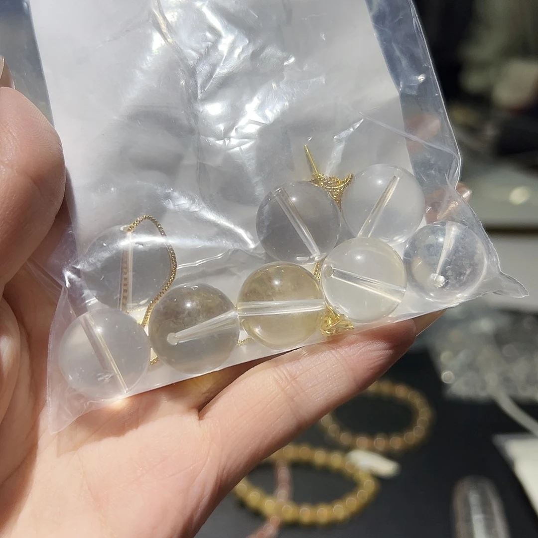 水晶手链未镶嵌白水晶锁骨链45