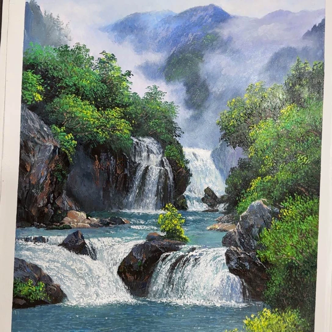 油画加油加油努力加油加油