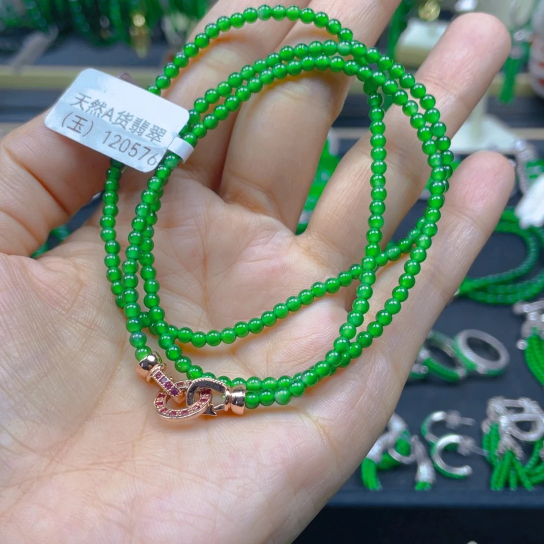颈饰未镶嵌翡翠项链3