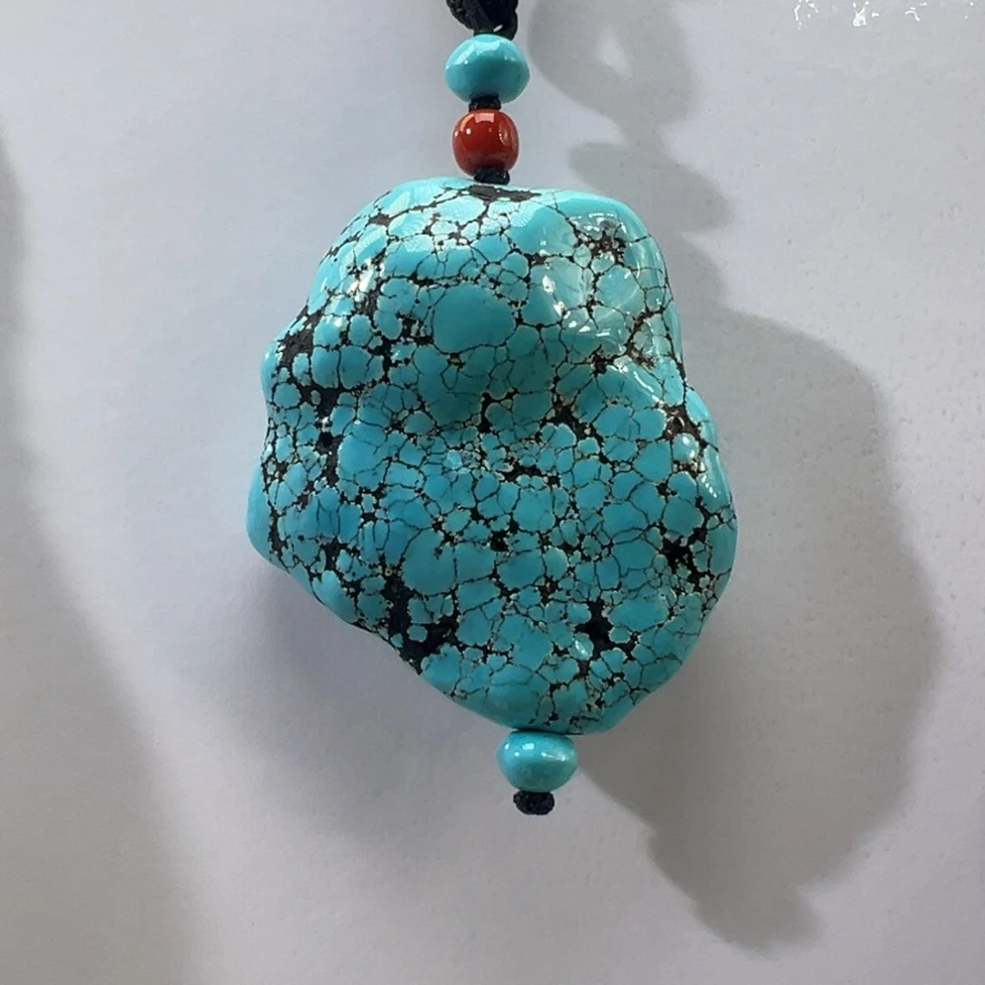 绿松石未镶嵌挂件