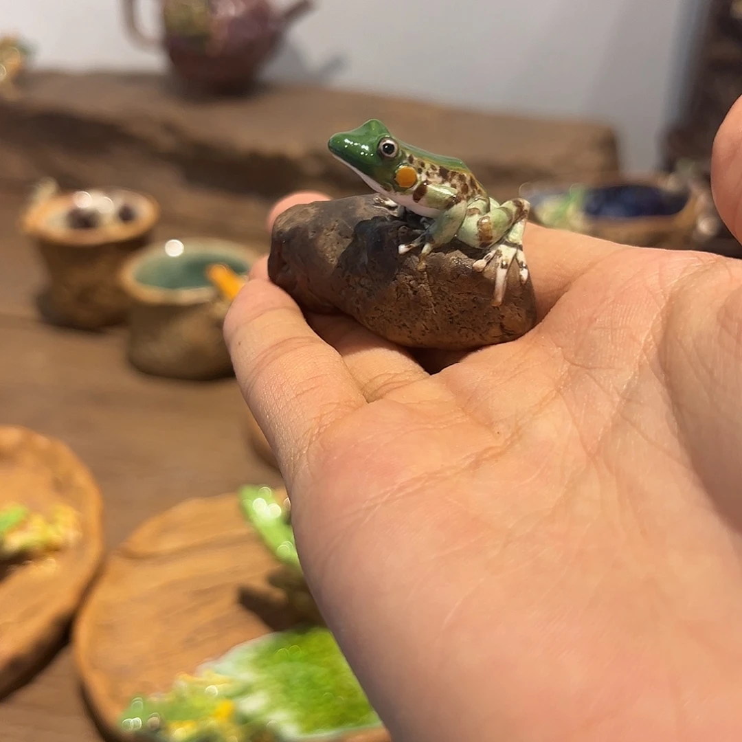 媛*石蛙作品一物一件刘镇光作品