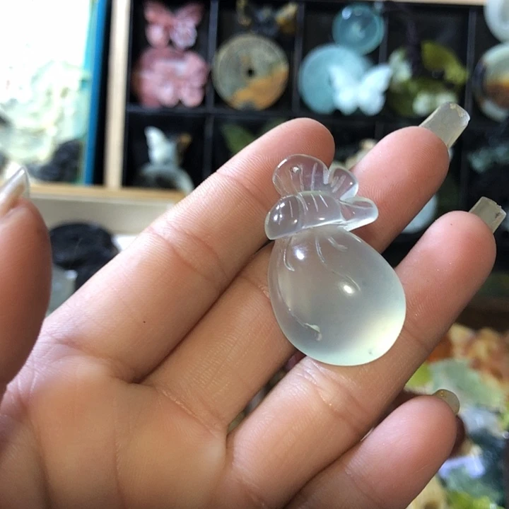岫玉未镶嵌岫玉耳环