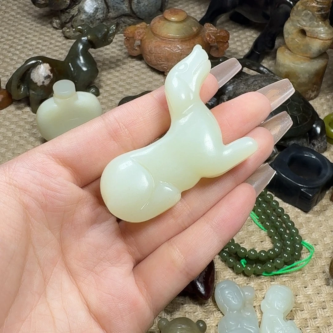 白玉菩提吊坠挂件