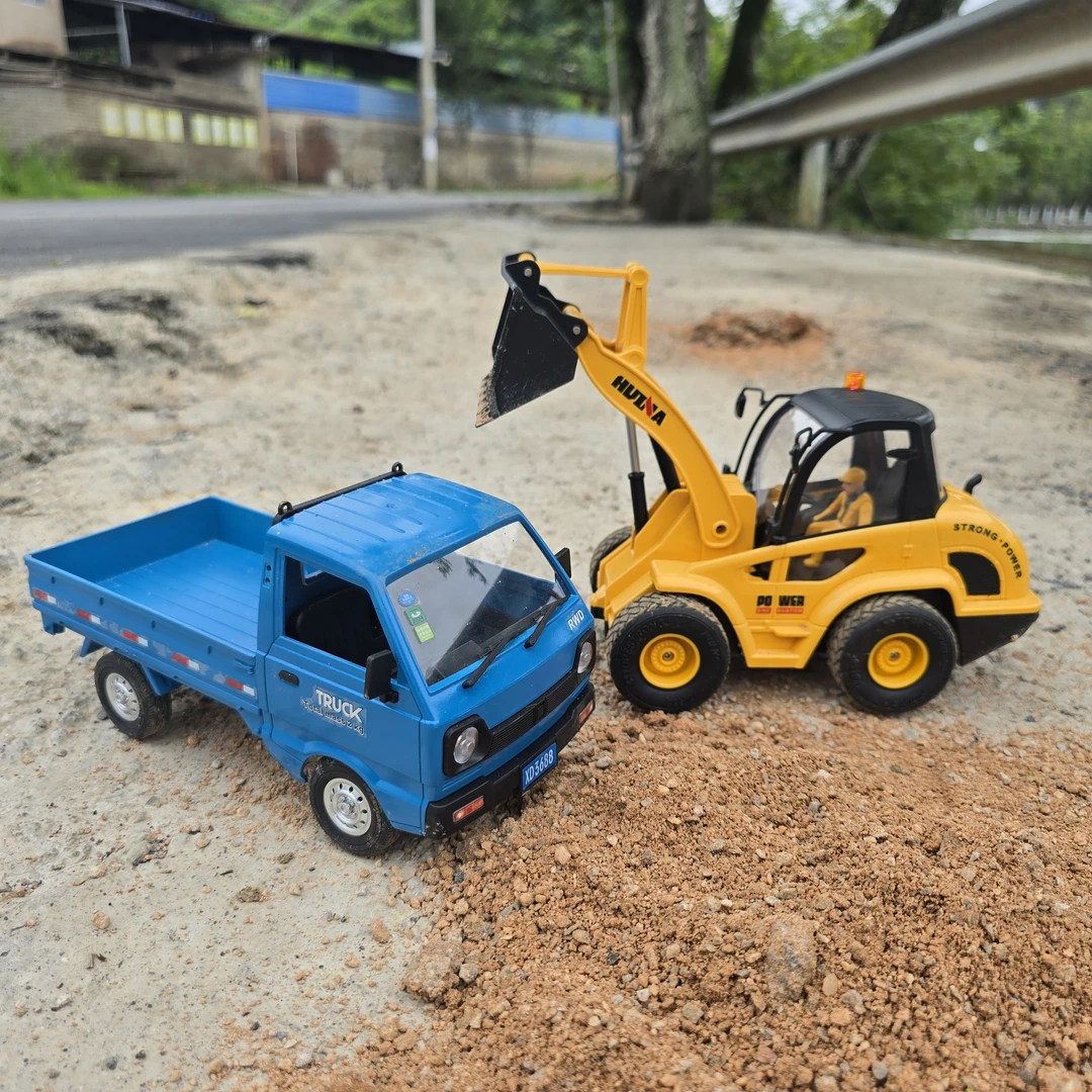 复古怀旧遥控汽车遥控叉车模型漂移微卡货车玩具男孩礼物