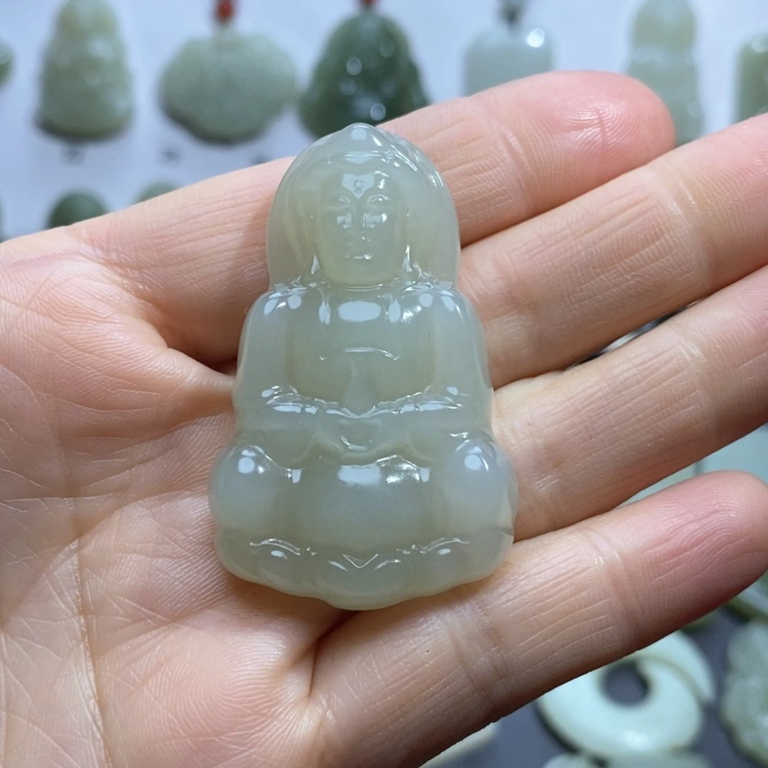 和田玉颈饰未镶嵌F***k