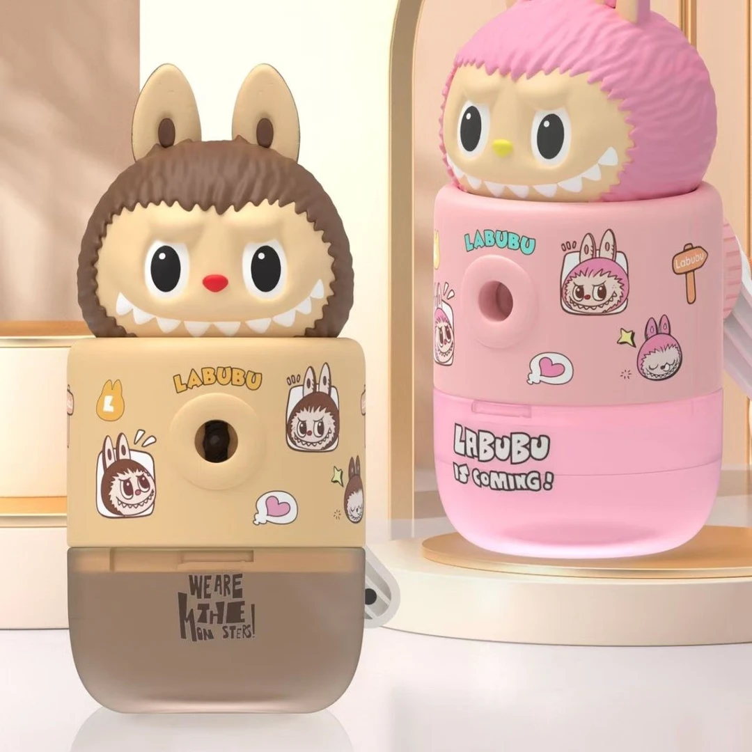 可爱造型拉布布手动自动进铅手摇式多功能卡通削笔机转笔刀小学生