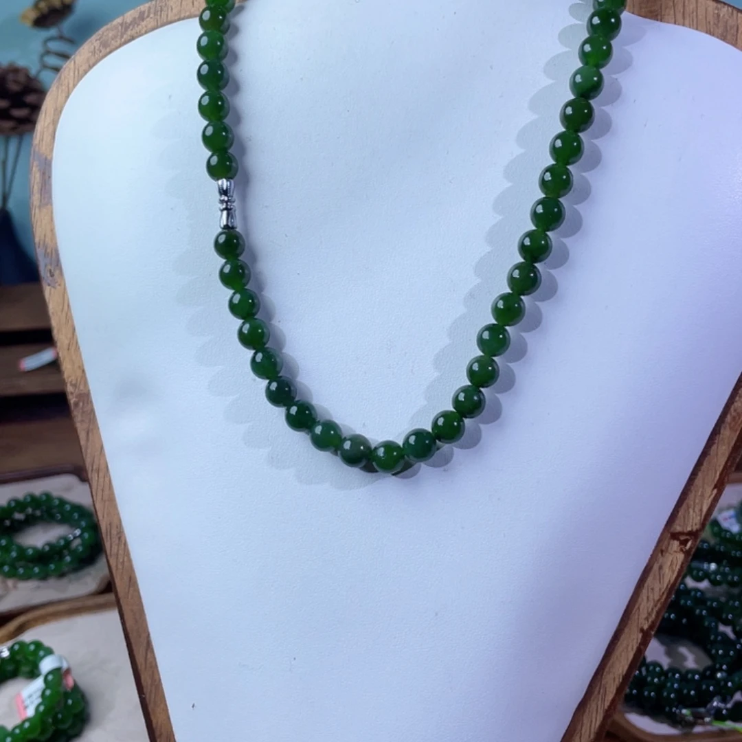 和田玉（碧玉）未镶嵌颈饰8