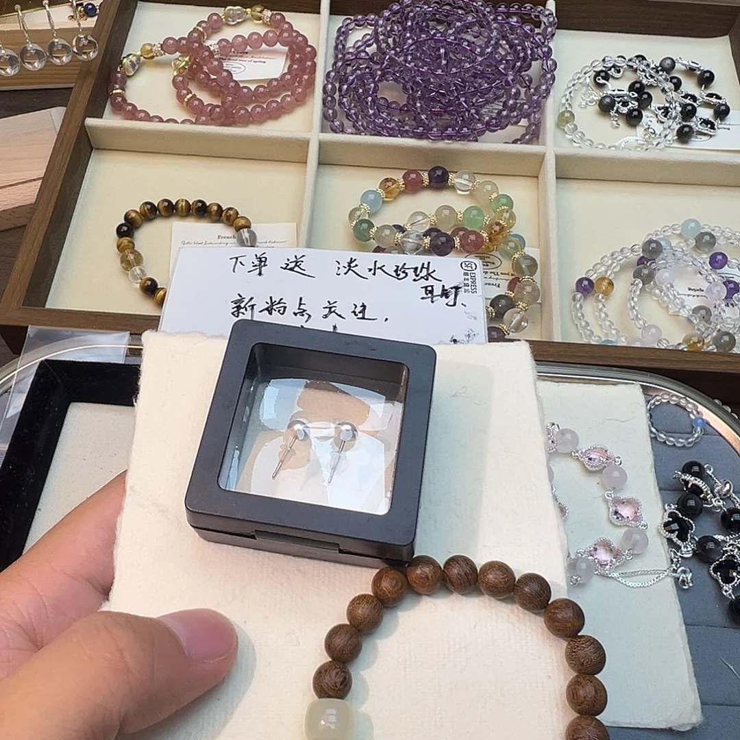 水晶手链未镶嵌天然水晶手串666