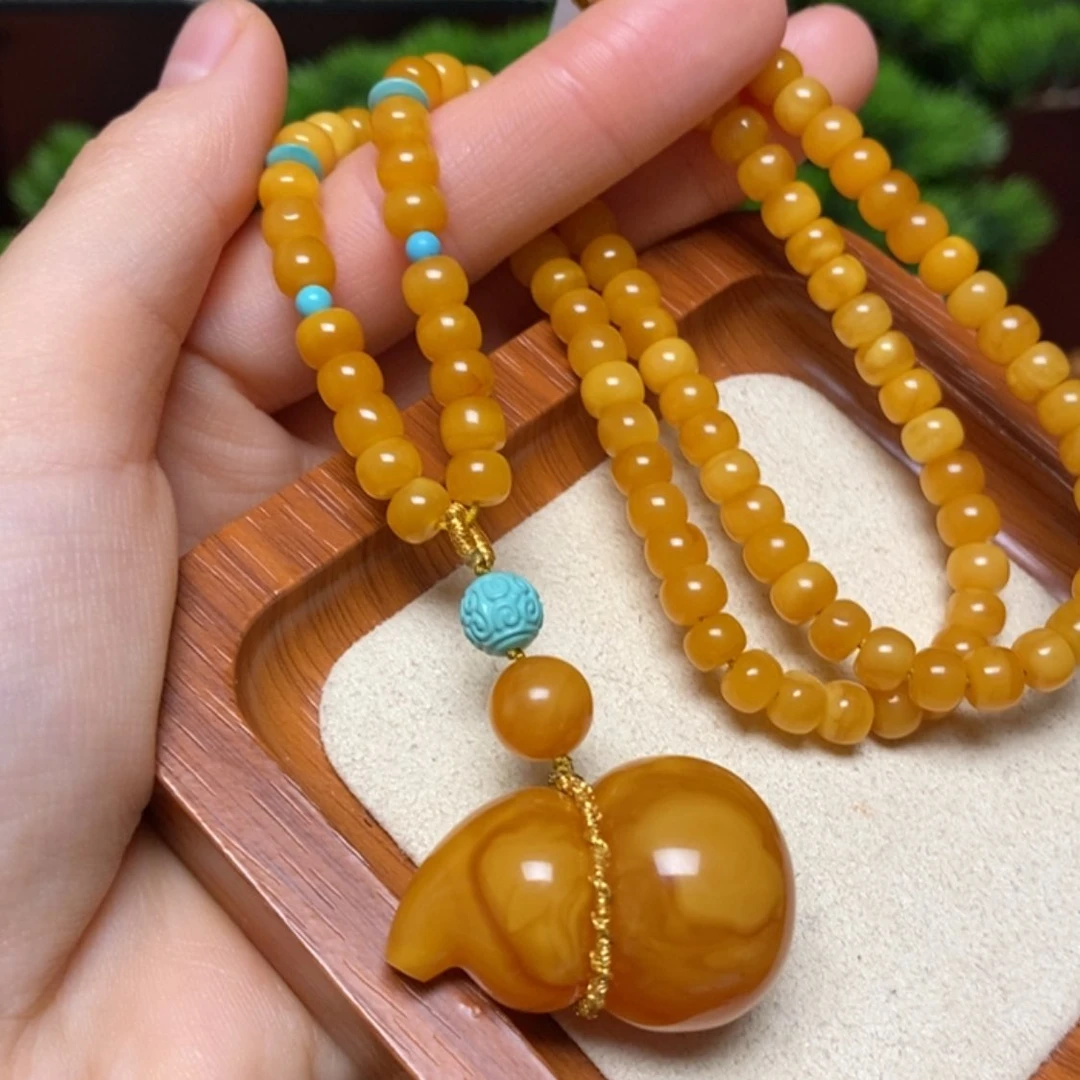 【闪购商品】蜜蜡颈饰未镶嵌项链