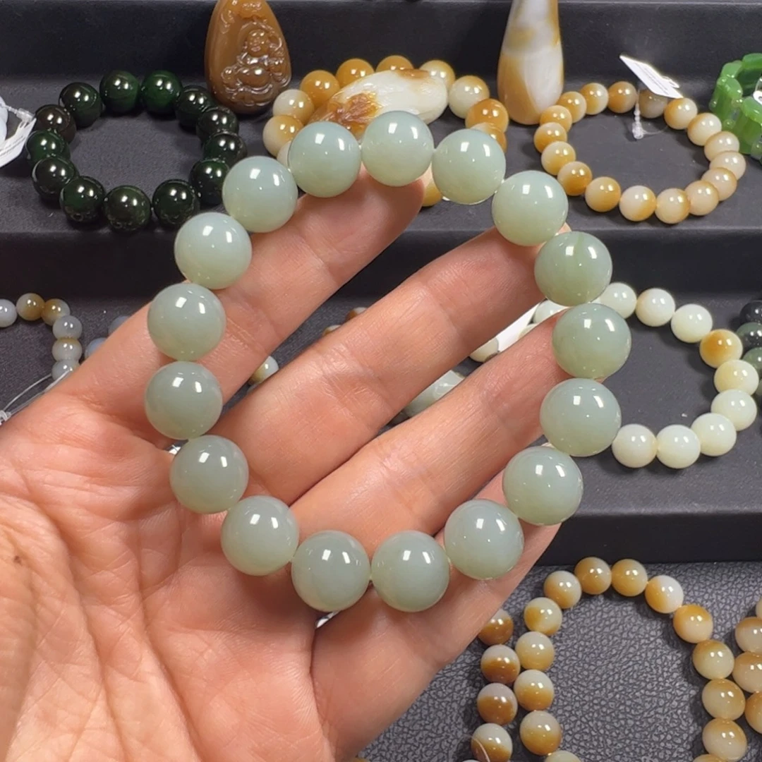 未镶嵌手链和田玉卡12