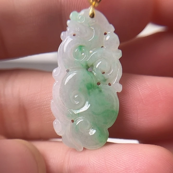 颈饰未镶嵌翡翠龙