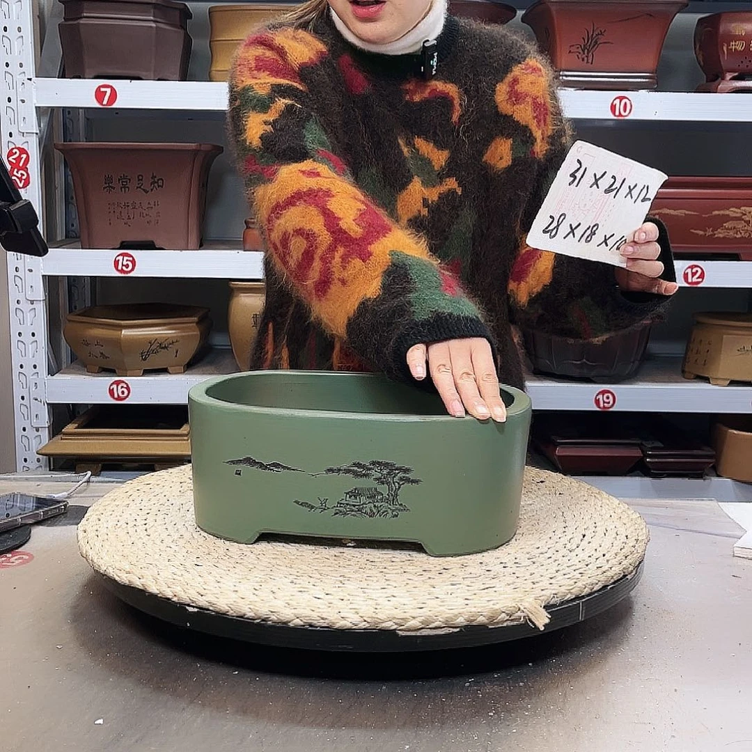 紫砂花盆紫砂花盆